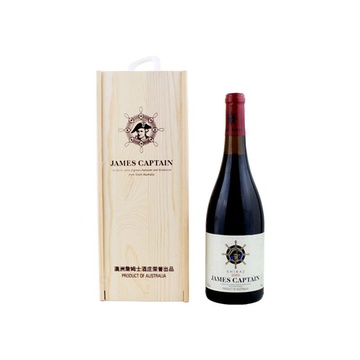 澳大利亚詹姆士船长西拉干红葡萄酒2005 木盒