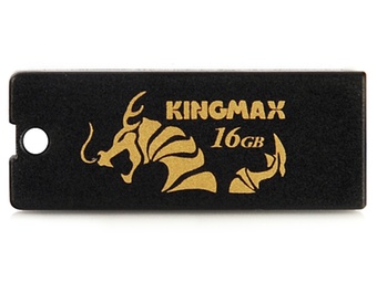 胜创（KINGMAX）超棒龙年纪念版U盘（黑色）（16GB）