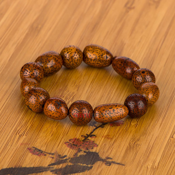 【御灵珠宝】印度老色菩提子米珠 安清净心