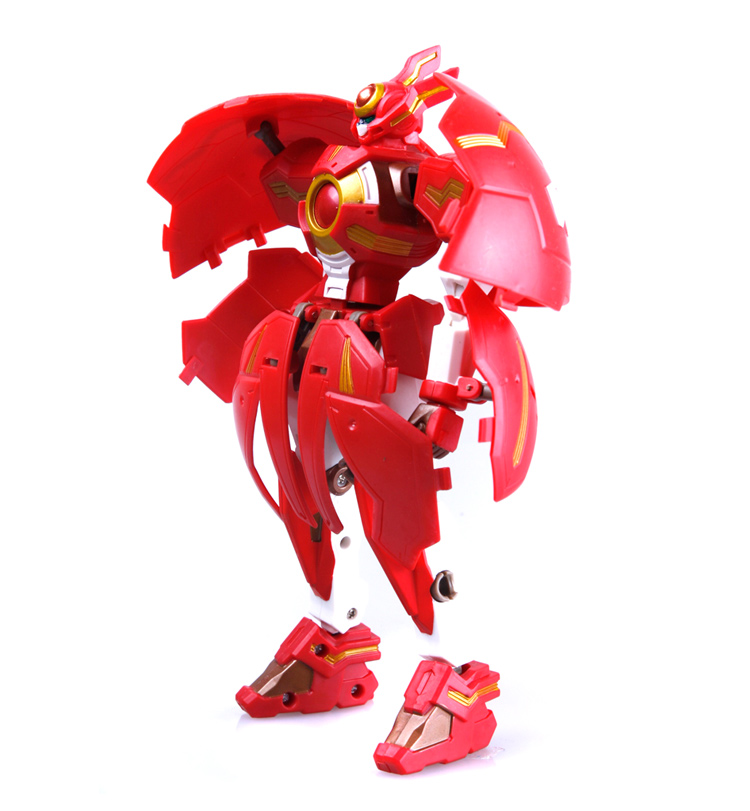 灵动创想儿童玩具宇宙星神变形机器人 太阳战士阿波罗