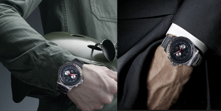 多米尼dominic 5针简约计码多功能全自动上链运动时尚手表 (全黑表盘)