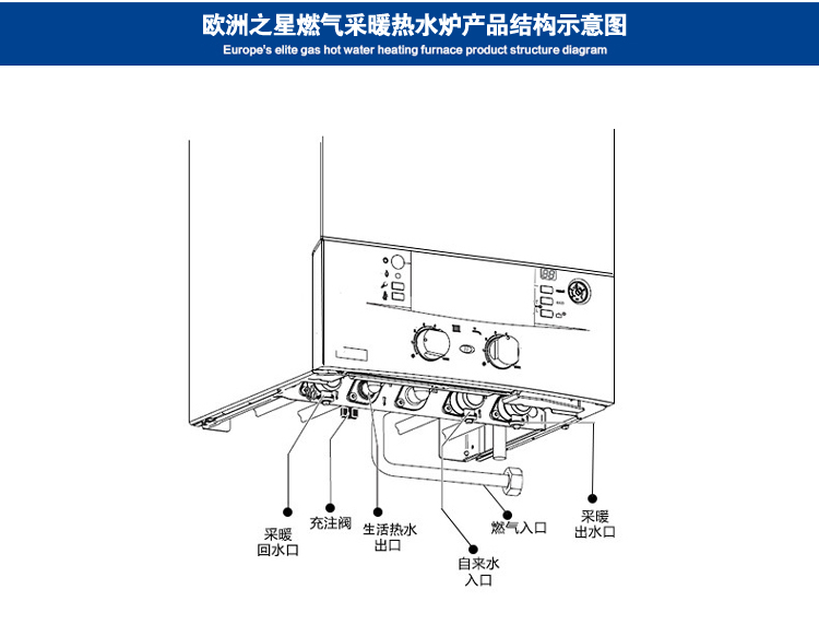 德国博世bosch欧洲之星燃气壁挂炉28kw(整机原装进口,超静音,独有控制