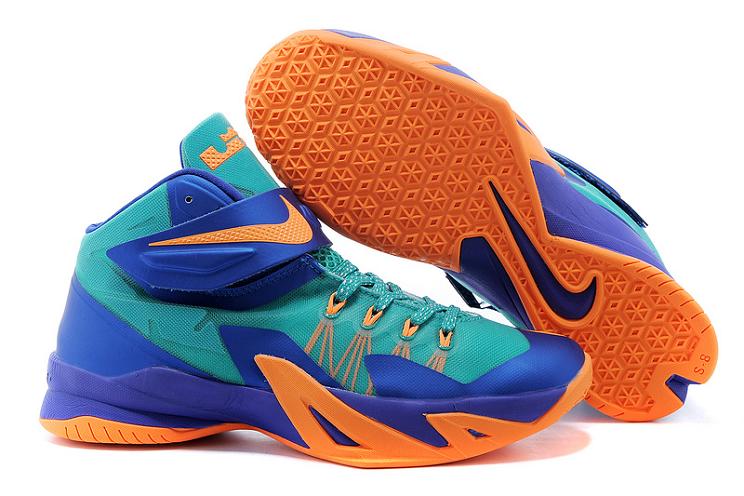 耐克/nike zoom soldier 詹姆斯士兵8篮球鞋653642(653642-003灰玉兰