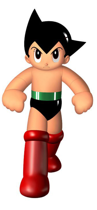 铁臂阿童木(astroboy)jyyk-01汽车记忆棉腰靠(灰色)