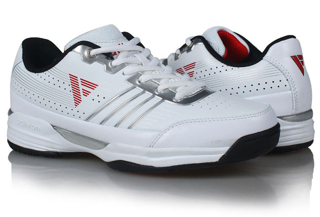 阿迪王(adivon)by7102-1女士经典网球鞋(白/黑/红色)(37)