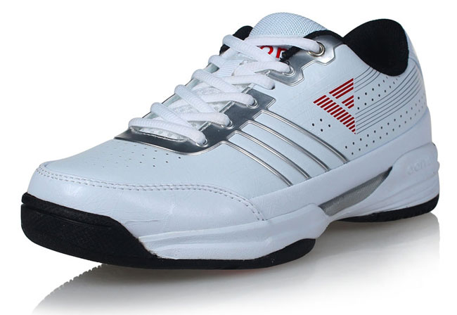 阿迪王(adivon)by7102-1女士经典网球鞋(白/黑/红色)(37)