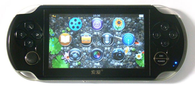 索爱(soaiy)t-9 psp掌上游戏机(黑色)(8g)