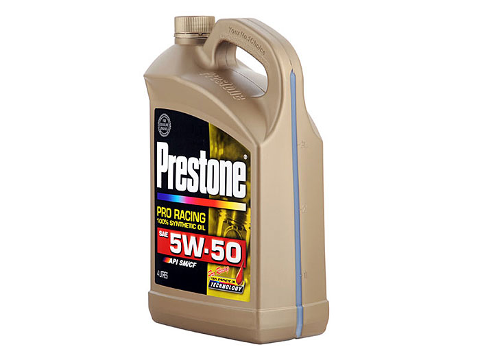 倍力通(prestone)竞速全合成机油(5w-50/sm级/4l)