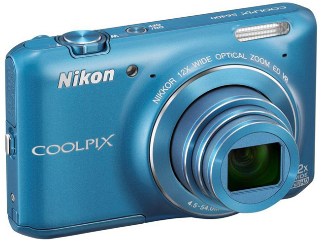 尼康(nikon)coolpix s6400数码相机(蓝色)